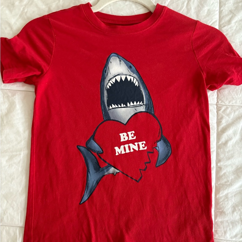 Carter's Red Shark 'Be Mine' Kids T-Shirt
